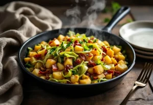 Ce plat chou-bacon-patates prêt en 15 minutes a tout changé : express, ultra gourmand et réconfort total avec 4 basiques