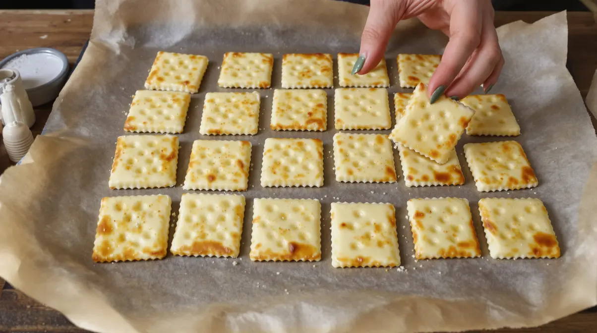 Crackers maison fromage-sésame prêts en 20 minutes : la recette que tout le monde me réclame à l'apéro Crackers maison fromage-sésame prêts en 20 minutes : la recette que tout le monde me réclame à l'apéro