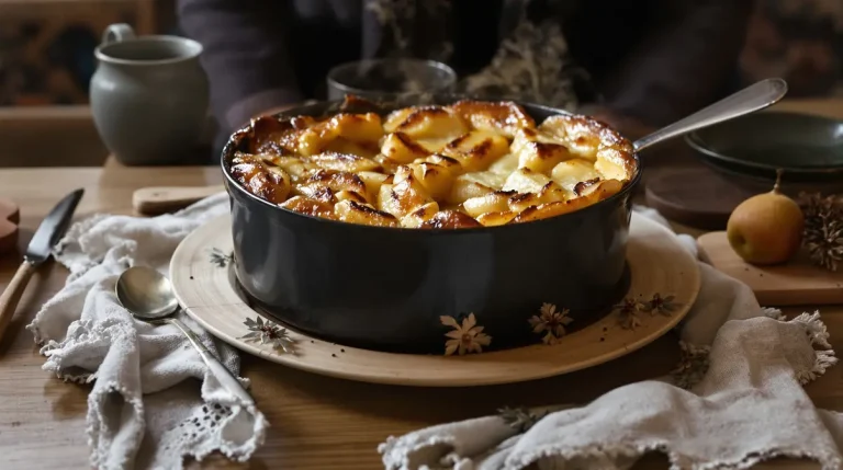 « Je n'ose plus servir d'autres desserts quand j'ai des invités en hiver » : ce clafoutis express a transformé mes fins de repas en famille