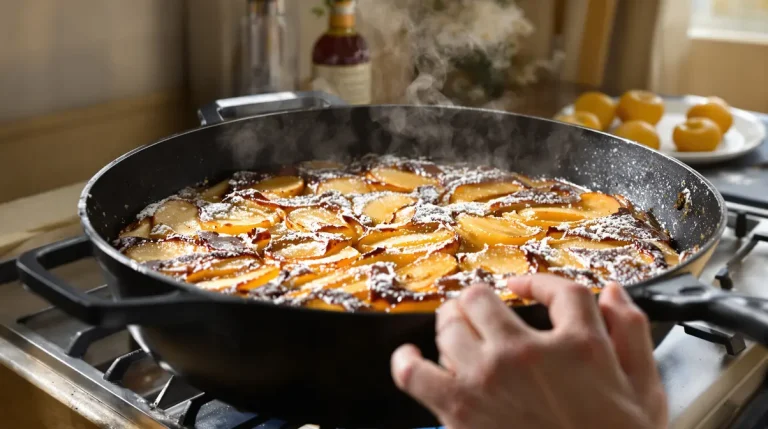 « Une poêle, et c’est tout » : le gâteau aux pommes que je fais sans four