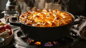« Une poêle, et c’est tout » : mon gâteau aux pommes préféré sans allumer le four