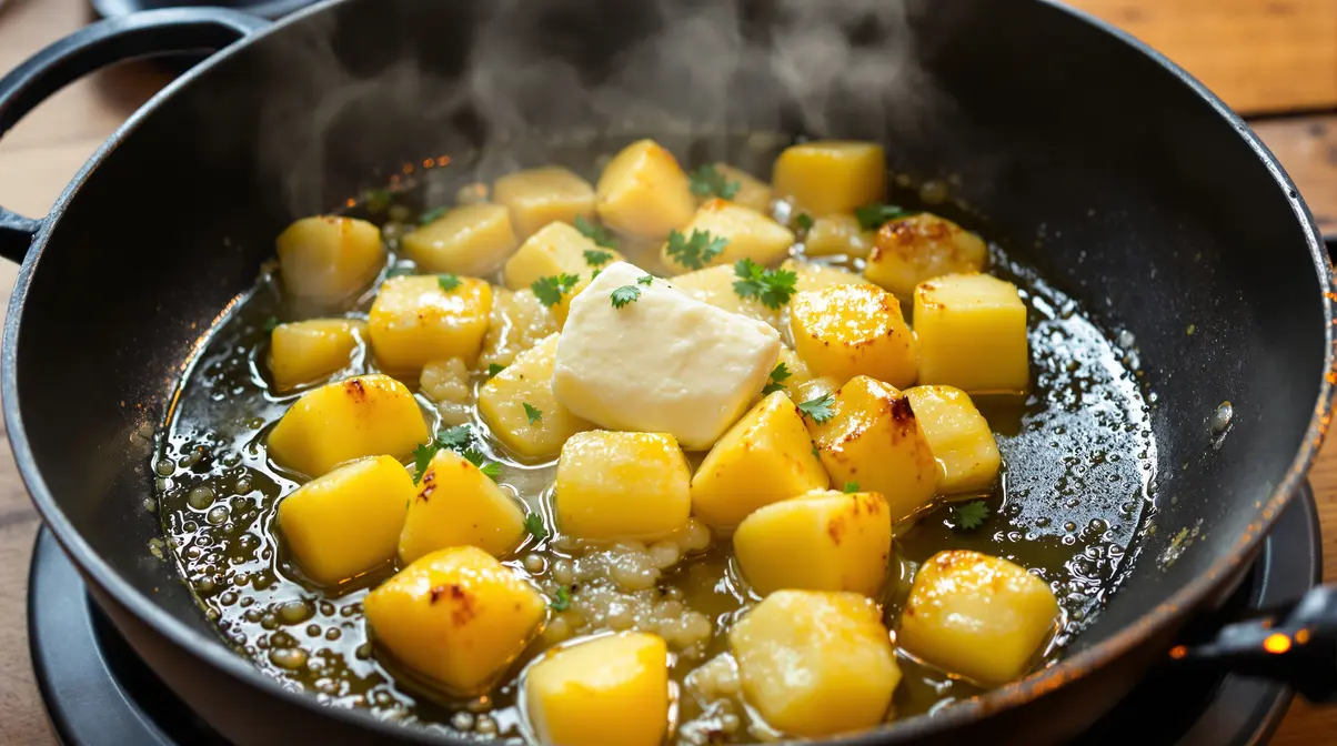 Ajoutez ceci à vos pommes de terre en cuisson : elles deviennent plus savoureuses, ultra moelleuses et parfumées Ajoutez ceci à vos pommes de terre en cuisson : elles deviennent plus savoureuses, ultra moelleuses et parfumées